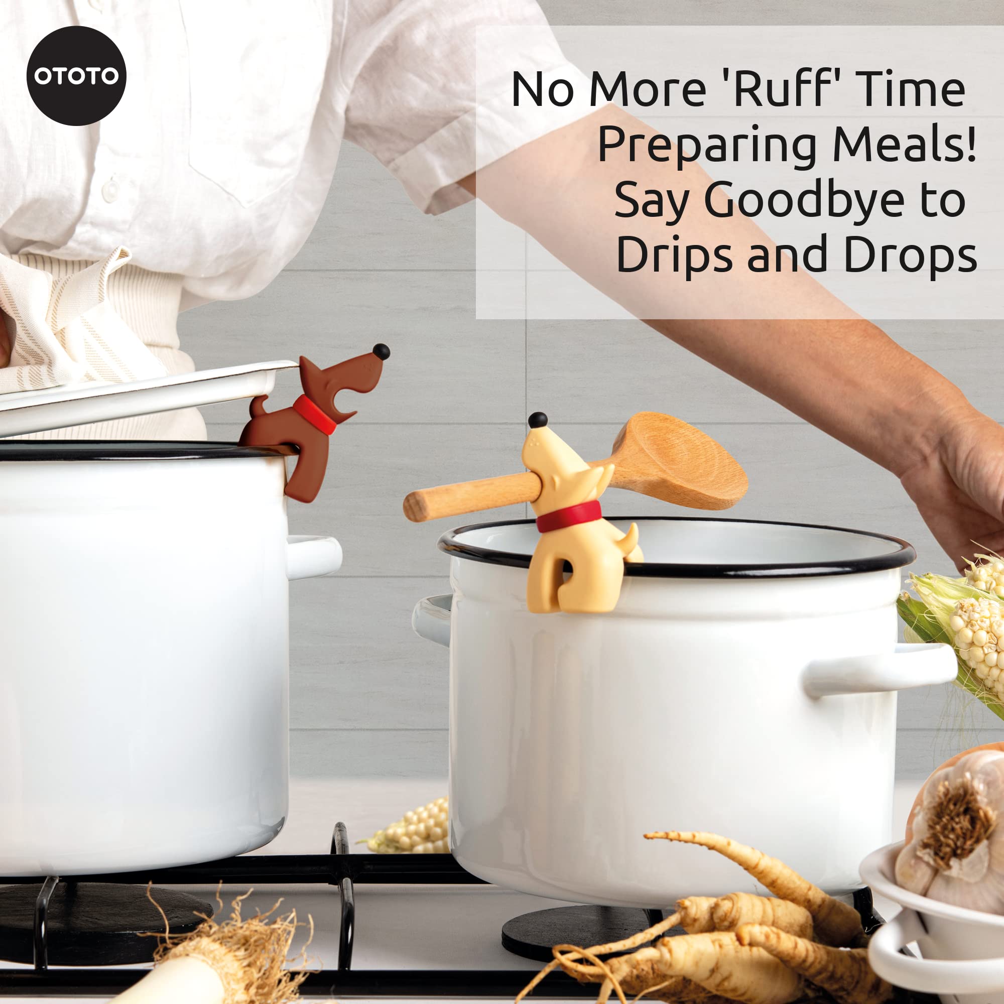 Funny Spoon Holder by OTOTO - Spoon Rest for Stove Top - Cooking Gadgets, Cooking Gifts, Cool Kitchen Gadgets, Cool Gifts, Cute Kitchen Accessories - Image 4