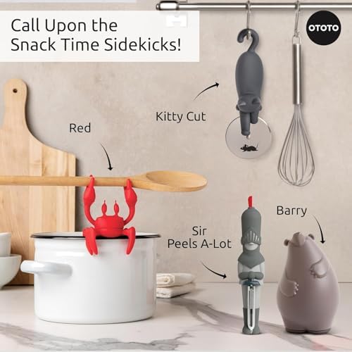 NEW OTOTO Sir Peels A-Lot Medieval Knight Vegetable Peeler - Swivel Vegetable Peelers for Potatoes, Fruits, Cute Gadgets, Gifts, Potato, Veggie, Fruit Peeler, Cute Kitchen Accessories - Image 10