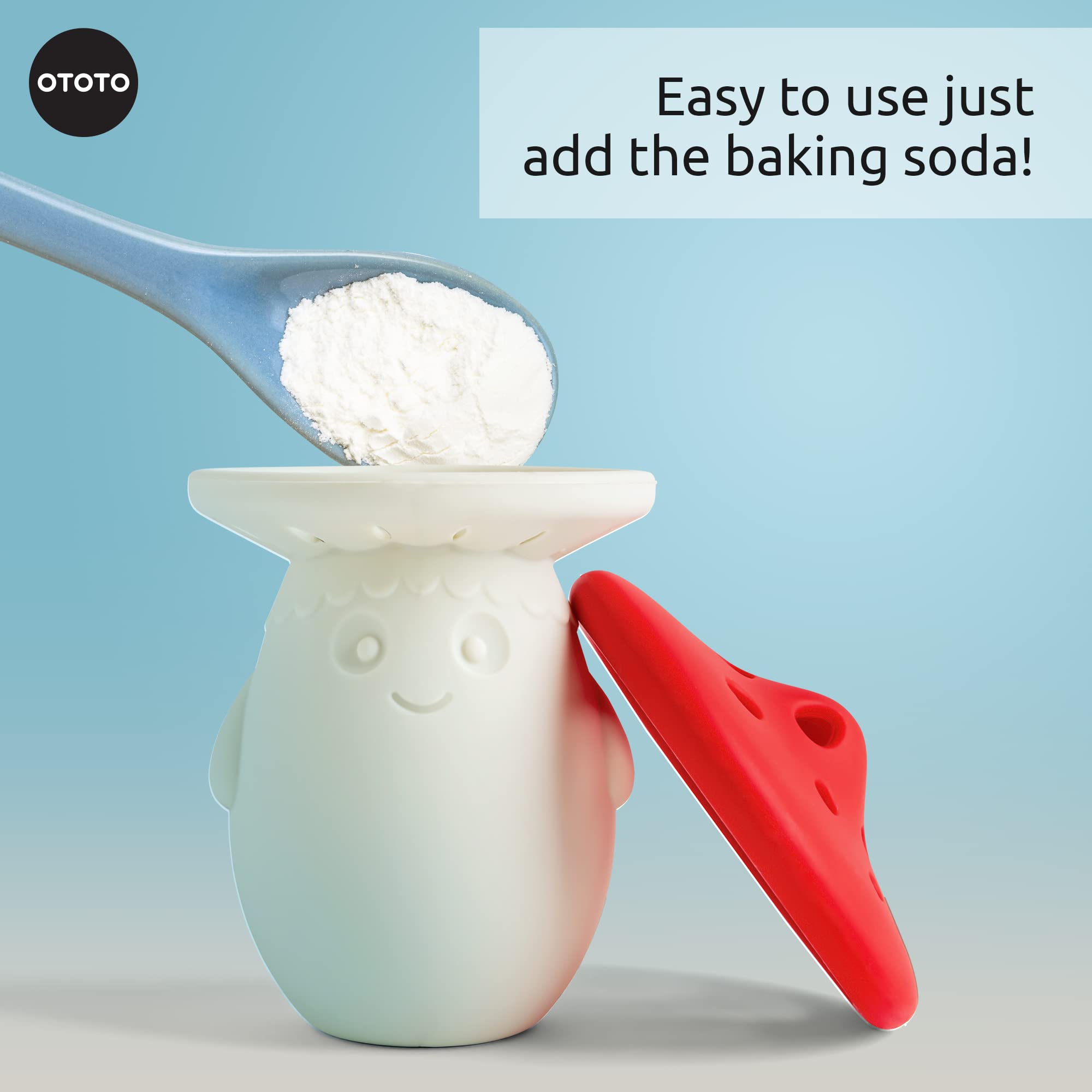 OTOTO Fun Guy Fridge Deodorizer + Big Mushroom Funnels for Filling Bottles (Bundle of 2) - Image 4