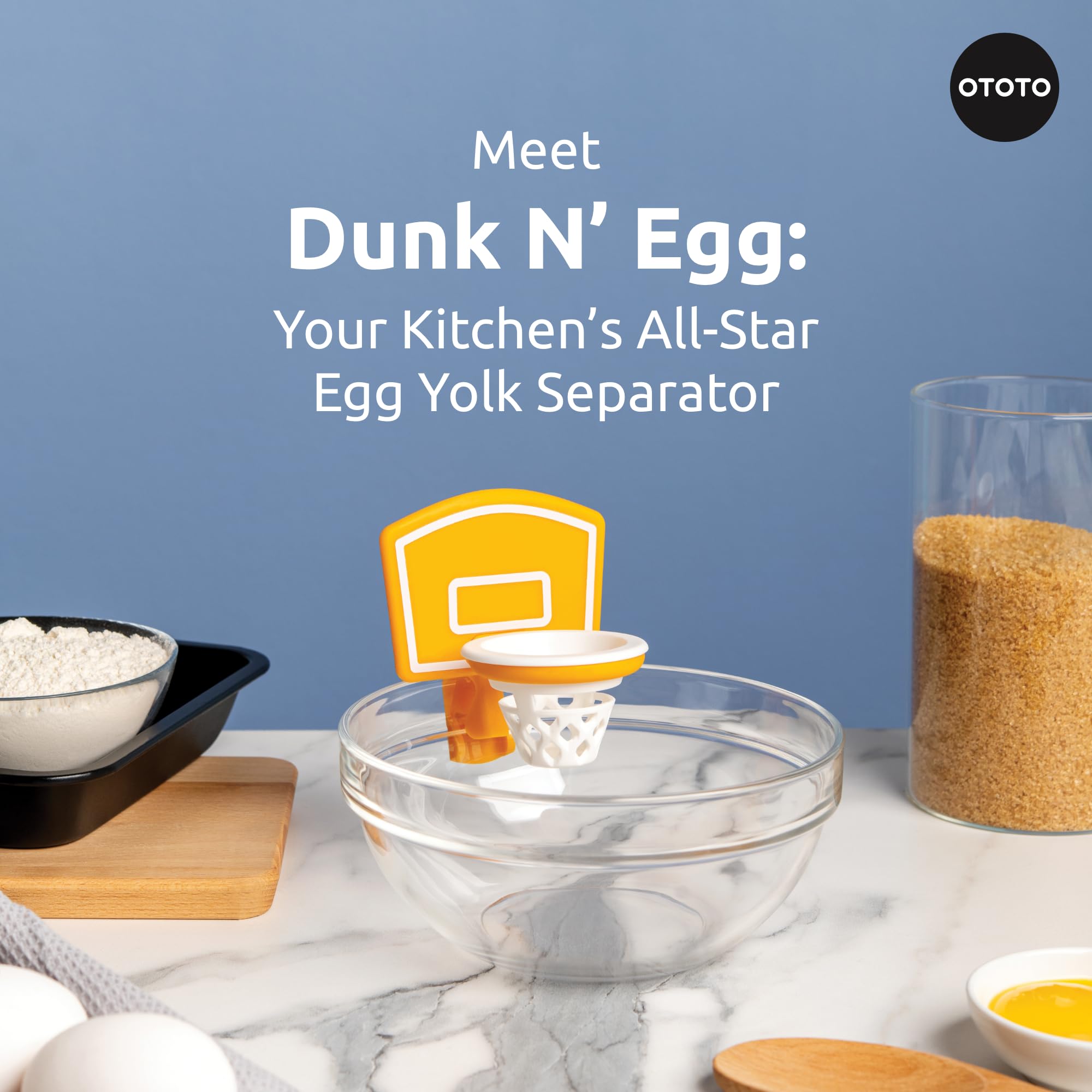 OTOTO Fun Guy Fridge Deodorizer + Dunk N' Egg Yolk Separator (Bundle of 2) - Image 6