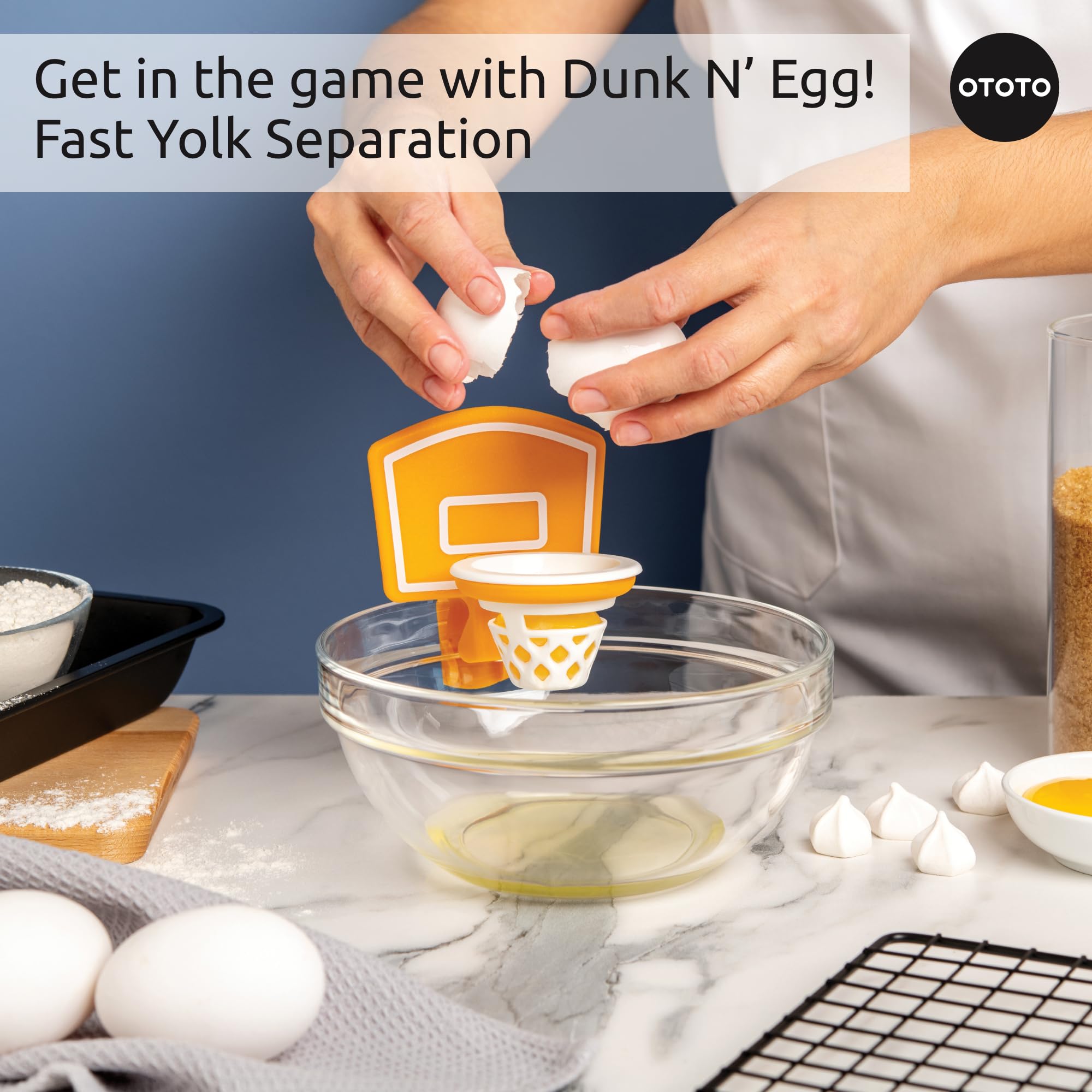 OTOTO Fun Guy Fridge Deodorizer + Dunk N' Egg Yolk Separator (Bundle of 2) - Image 7
