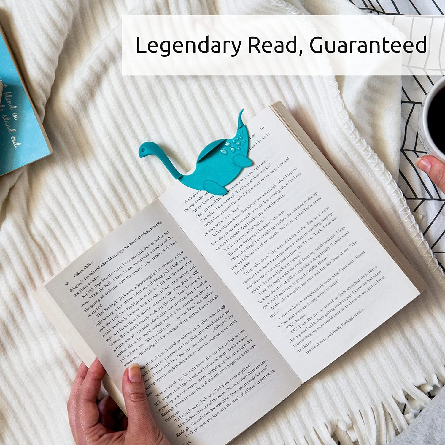 OTOTO Nessie Tale Book Mark - Turquoise Pagekeeper Bookmark - Unique Gifts for Readers, Women & Men - Pretty Lightweight Plastic Manga Bookmark for Girls, Boys, Kids - Image 3