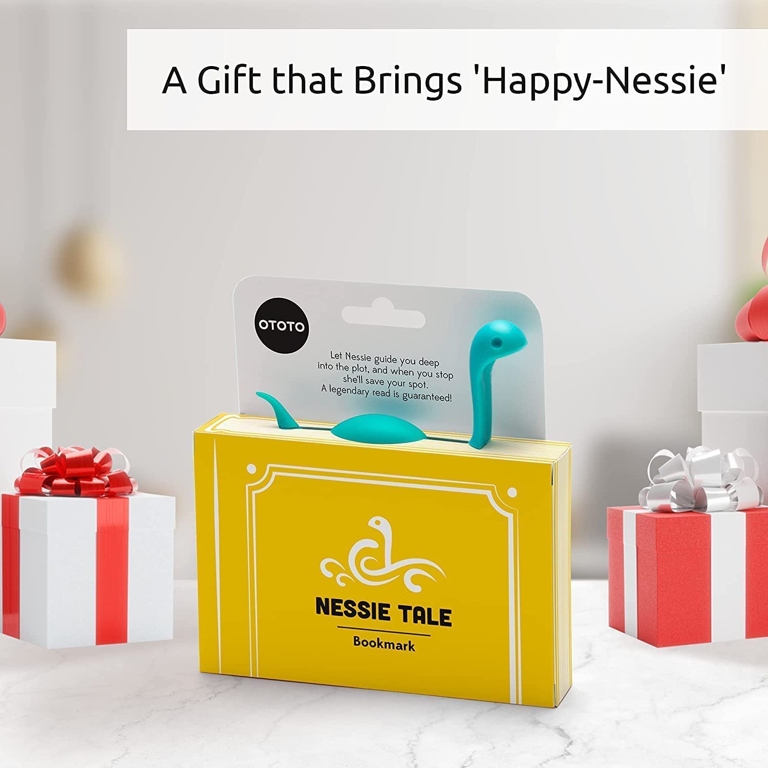 OTOTO Nessie Tale Book Mark - Turquoise Pagekeeper Bookmark - Unique Gifts for Readers, Women & Men - Pretty Lightweight Plastic Manga Bookmark for Girls, Boys, Kids - Image 5