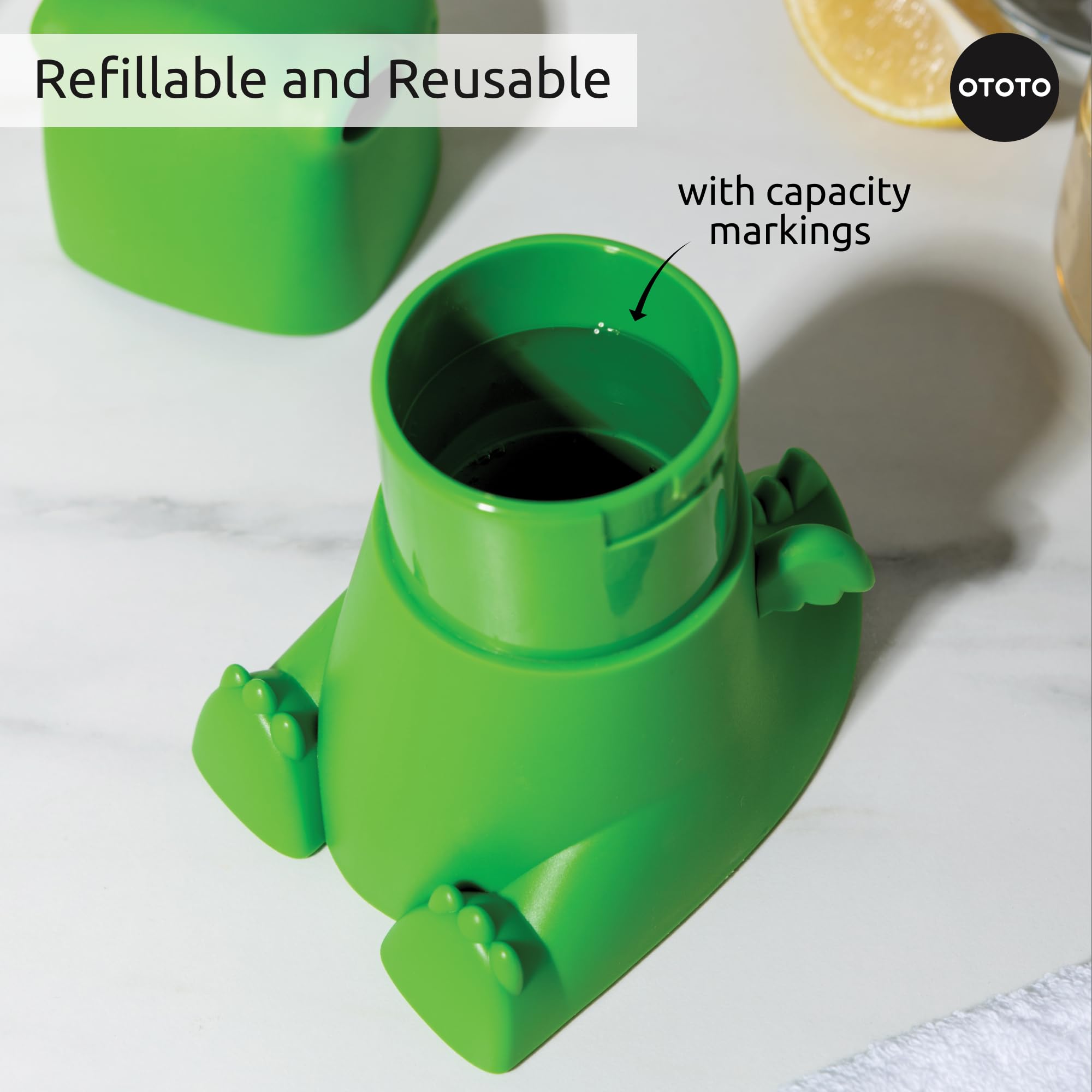 OTOTO NEW Dracowave Microwave Cleaner - Dragon Microwave Steam Cleaner, Cleans Grime in Minutes with Water and Vinegar - Cute Kitchen Gifts Accessories, Funny Kitchen Gadgets, White Elephant Gifts - Image 4