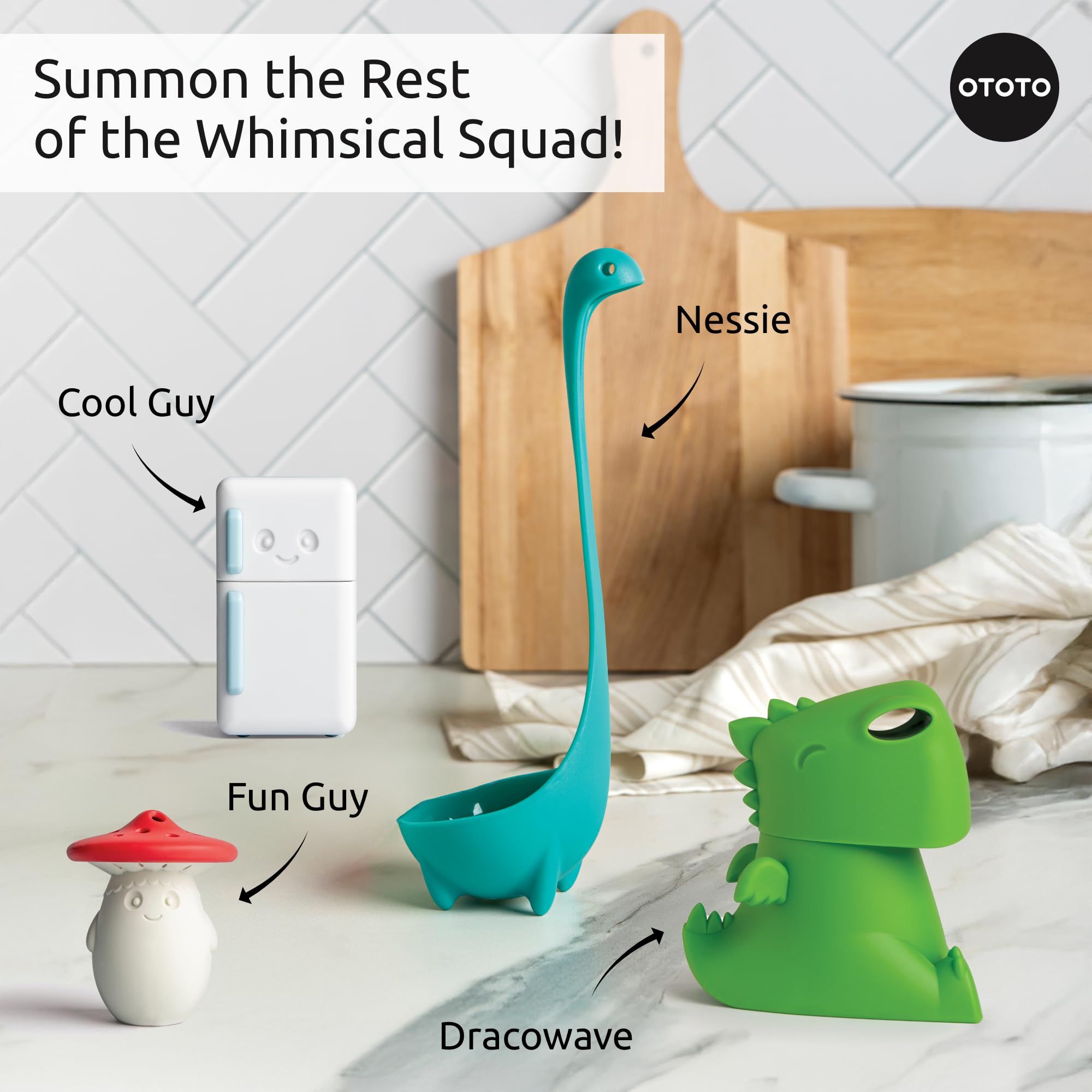 OTOTO NEW Dracowave Microwave Cleaner - Dragon Microwave Steam Cleaner, Cleans Grime in Minutes with Water and Vinegar - Cute Kitchen Gifts Accessories, Funny Kitchen Gadgets, White Elephant Gifts - Image 8