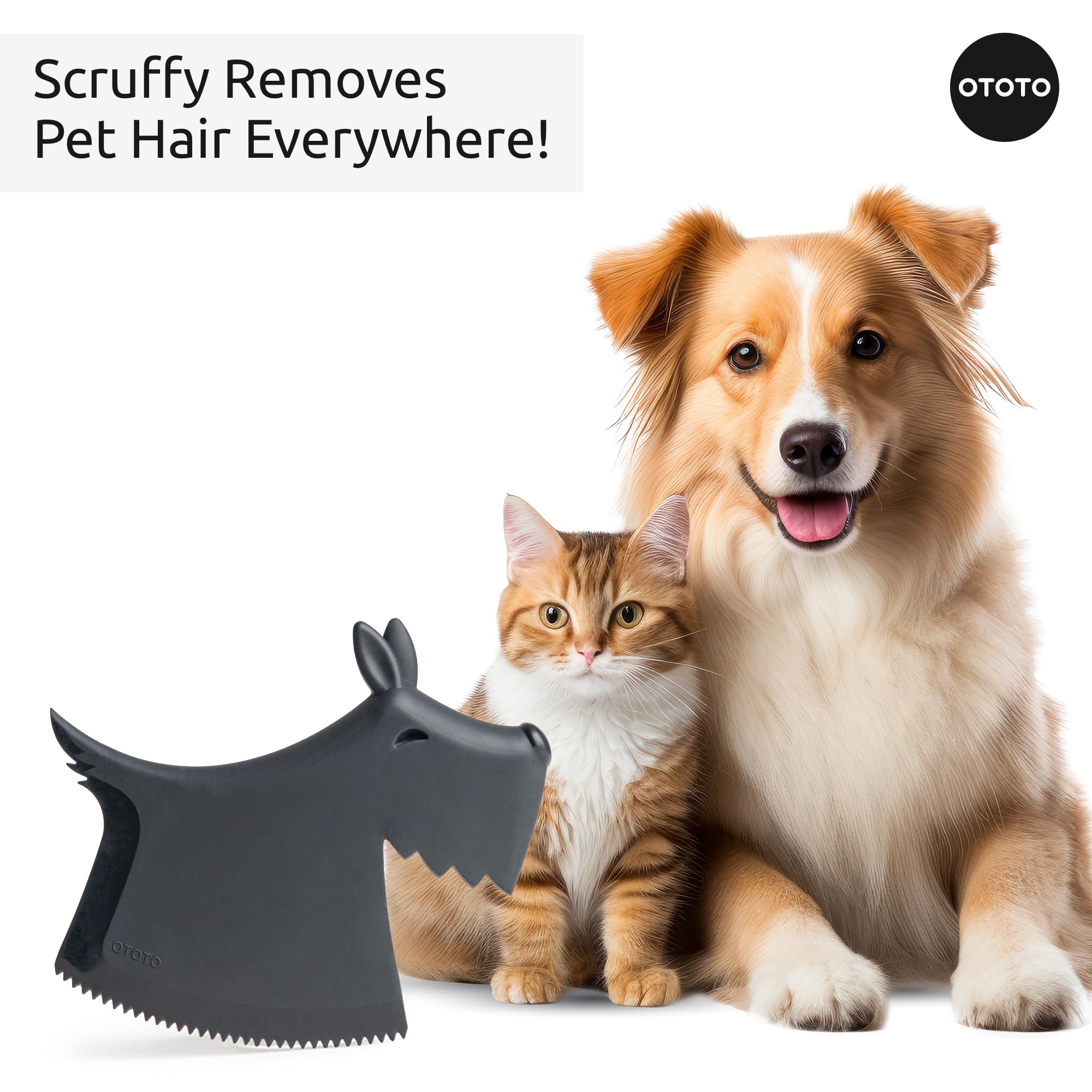 OTOTO NEW Scruffy Pet Hair Remover - Gifts for Dog Lovers, Dog Accessories, Pet Hair Removal Tool - Image 3