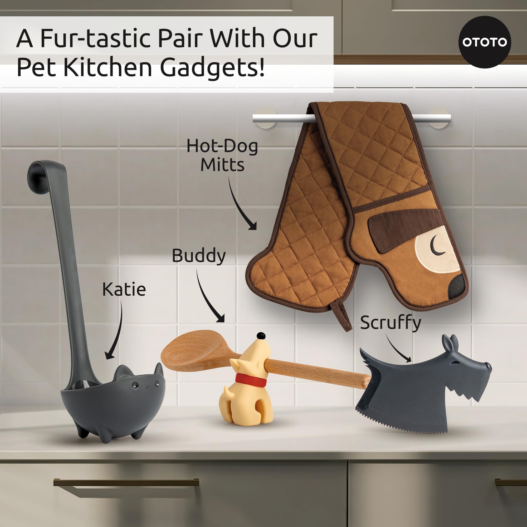 OTOTO NEW Scruffy Pet Hair Remover - Gifts for Dog Lovers, Dog Accessories, Pet Hair Removal Tool - Image 8